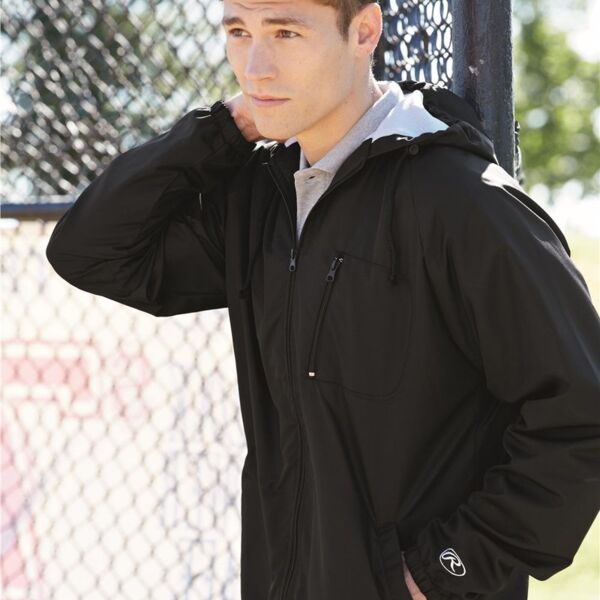 Full-Zip Hooded Wind Jacket Thumbnail