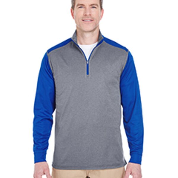 Adult Cool & Dry Sport Two-Tone Quarter-Zip Pullover Thumbnail