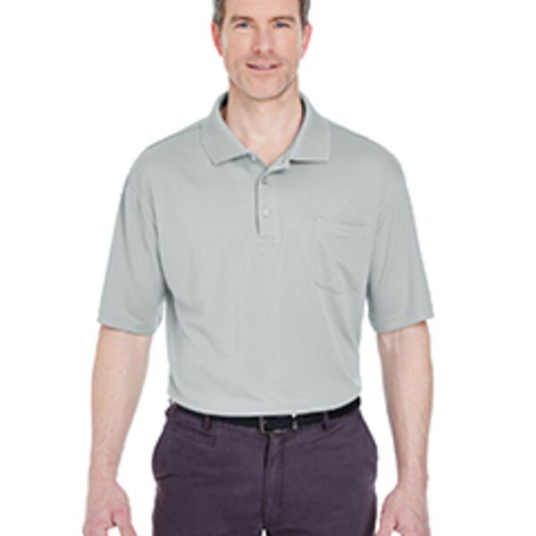 Adult Cool & Dry Sport Polo with Pocket Thumbnail