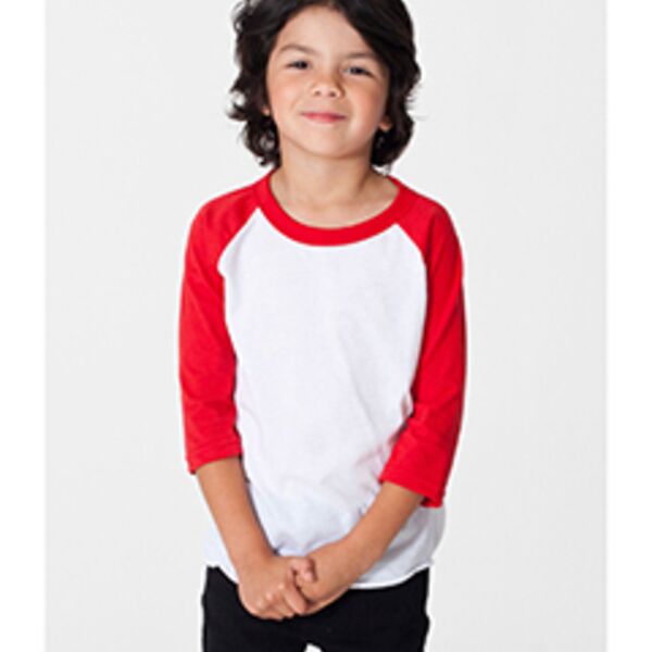 Toddler Poly-Cotton 3/4-Sleeve T-Shirt Thumbnail