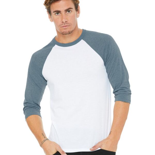 Bella canvas Unisex 3/4-Sleeve Baseball T-Shirt Thumbnail