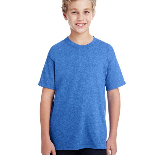 Gildan DryBlend® Youth 5.6 oz., 50/50 T-Shirt (School Uniform Item Front View Only) Thumbnail