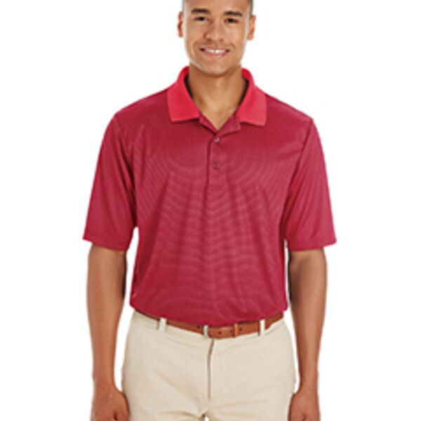 Ash City Men's Express Microstripe Performance Piqué Polo Thumbnail
