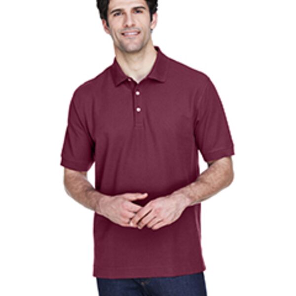 D100 Devon & Jones Men's Pima Piqué Short-Sleeve Polo Thumbnail