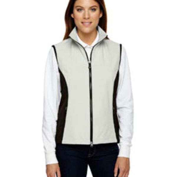 Ladies' Three-Layer Light Bonded Performance Soft Shell Vest Thumbnail