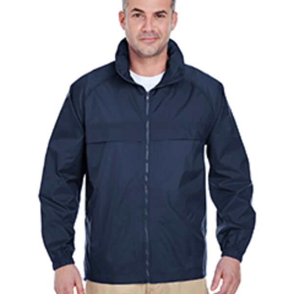 Adult Full-Zip Hooded Pack-Away Jacket Thumbnail