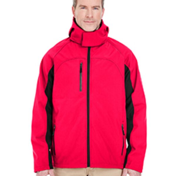 Adult Colorblock 3-in-1 Systems Hooded Soft Shell Jacket Thumbnail