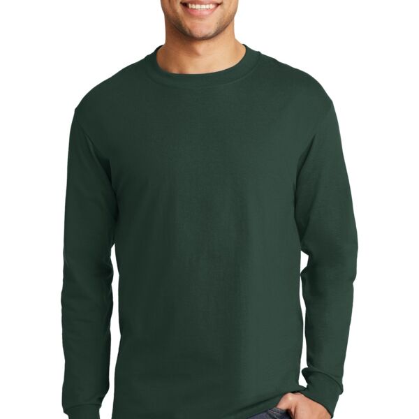 Hanes Beefy T ® 100% Cotton Long Sleeve T Shirt Thumbnail