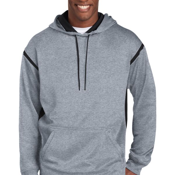 Spor Tek Tech Fleece Colorblock Hooded Sweatshirt Thumbnail