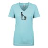 Next Level Ladies' Ideal V-Neck Tee Thumbnail