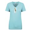 Next Level Ladies' Ideal V-Neck Tee Thumbnail