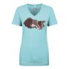 Next Level Ladies' Ideal V-Neck Tee Thumbnail