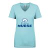 Next Level Ladies' Ideal V-Neck Tee Thumbnail