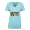 Next Level Ladies' Ideal V-Neck Tee Thumbnail
