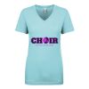 Next Level Ladies' Ideal V-Neck Tee Thumbnail