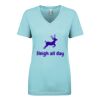 Next Level Ladies' Ideal V-Neck Tee Thumbnail