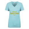 Next Level Ladies' Ideal V-Neck Tee Thumbnail