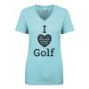 Next Level Ladies' Ideal V-Neck Tee Thumbnail