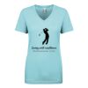 Next Level Ladies' Ideal V-Neck Tee Thumbnail