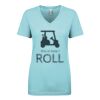 Next Level Ladies' Ideal V-Neck Tee Thumbnail
