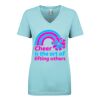 Next Level Ladies' Ideal V-Neck Tee Thumbnail