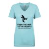 Next Level Ladies' Ideal V-Neck Tee Thumbnail
