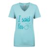 Next Level Ladies' Ideal V-Neck Tee Thumbnail