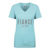 Next Level Ladies' Ideal V-Neck Tee Thumbnail