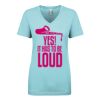 Next Level Ladies' Ideal V-Neck Tee Thumbnail