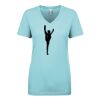 Next Level Ladies' Ideal V-Neck Tee Thumbnail
