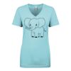 Next Level Ladies' Ideal V-Neck Tee Thumbnail