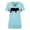 Next Level Ladies' Ideal V-Neck Tee Thumbnail
