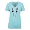 Next Level Ladies' Ideal V-Neck Tee Thumbnail