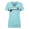 Next Level Ladies' Ideal V-Neck Tee Thumbnail