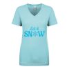 Next Level Ladies' Ideal V-Neck Tee Thumbnail