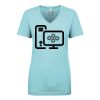 Next Level Ladies' Ideal V-Neck Tee Thumbnail