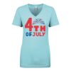 Next Level Ladies' Ideal V-Neck Tee Thumbnail