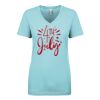 Next Level Ladies' Ideal V-Neck Tee Thumbnail