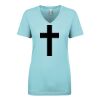 Next Level Ladies' Ideal V-Neck Tee Thumbnail