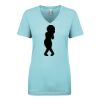 Next Level Ladies' Ideal V-Neck Tee Thumbnail