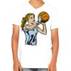 Youth Jersey Short-Sleeve V-Neck T-Shirt Thumbnail
