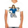 Youth Jersey Short-Sleeve V-Neck T-Shirt Thumbnail