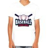 Youth Jersey Short-Sleeve V-Neck T-Shirt Thumbnail