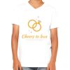 Youth Jersey Short-Sleeve V-Neck T-Shirt Thumbnail