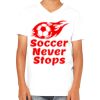 Youth Jersey Short-Sleeve V-Neck T-Shirt Thumbnail