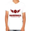 Youth Jersey Short-Sleeve V-Neck T-Shirt Thumbnail
