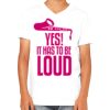 Youth Jersey Short-Sleeve V-Neck T-Shirt Thumbnail
