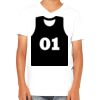 Youth Jersey Short-Sleeve V-Neck T-Shirt Thumbnail