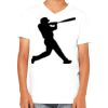 Youth Jersey Short-Sleeve V-Neck T-Shirt Thumbnail