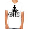 Youth Jersey Short-Sleeve V-Neck T-Shirt Thumbnail